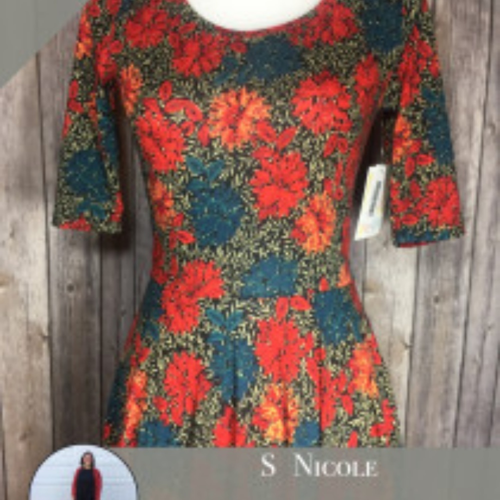 BNWT Small LuLaRoe Nicole Dress